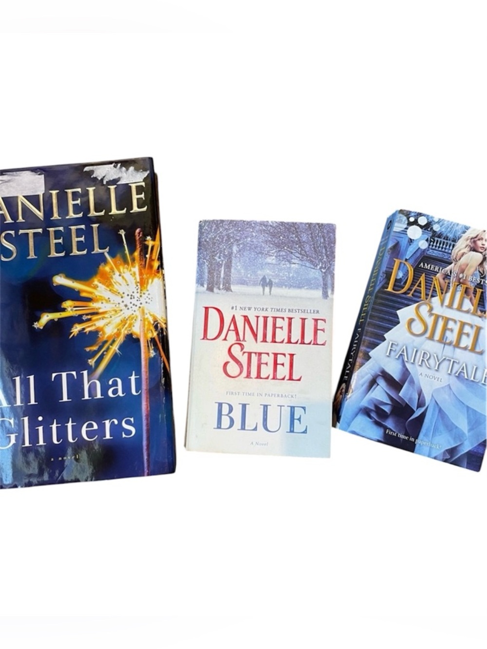 Set of 3: Danielle Steel 1 Hardcover and 2 Paperback Book Set Romance Novels